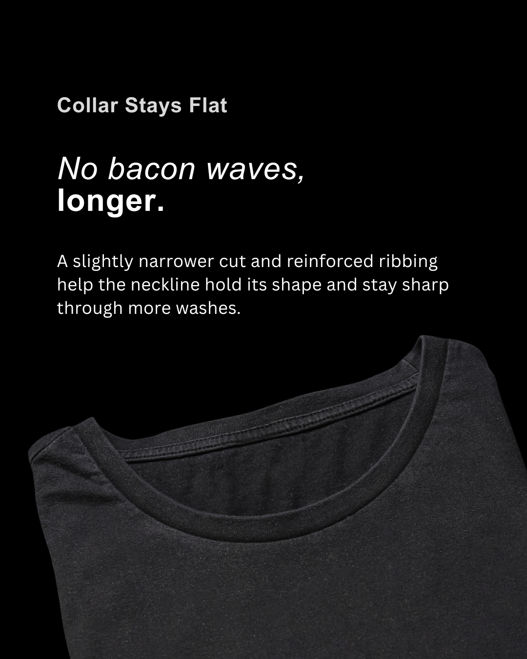 Collar Stays Flat