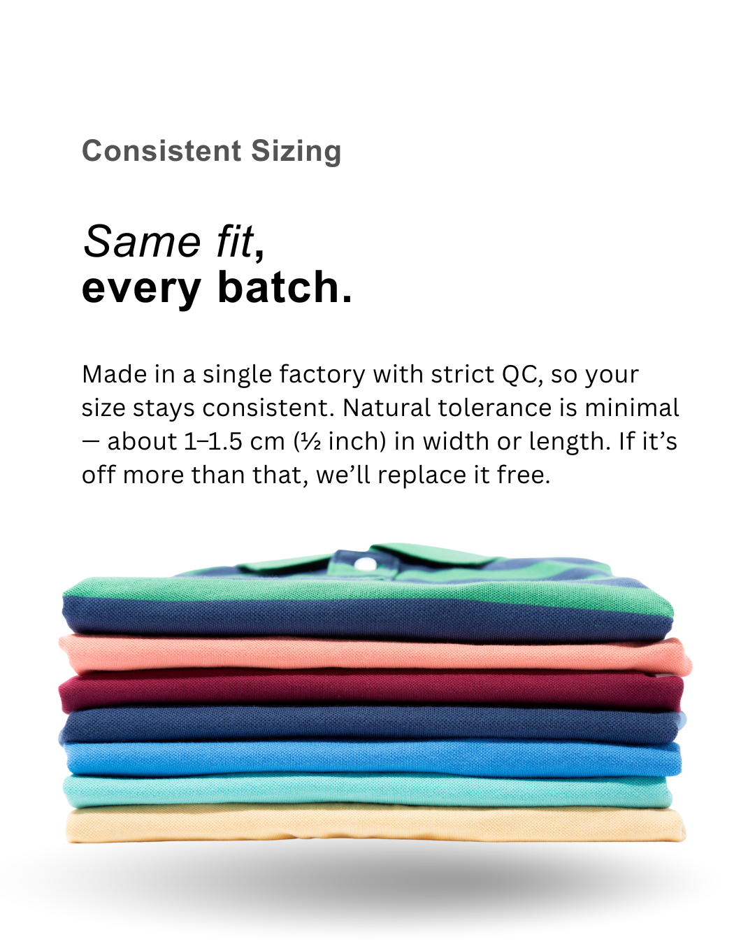 Consistent Sizing